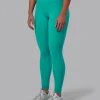 Fusion Ultra High-Rise Full Length Legging Pockets - Turquoise Tide