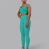 Fusion Ultra High-Rise Full Length Legging Pockets - Turquoise Tide