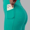 Fusion Ultra High-Rise Full Length Legging Pockets - Turquoise Tide