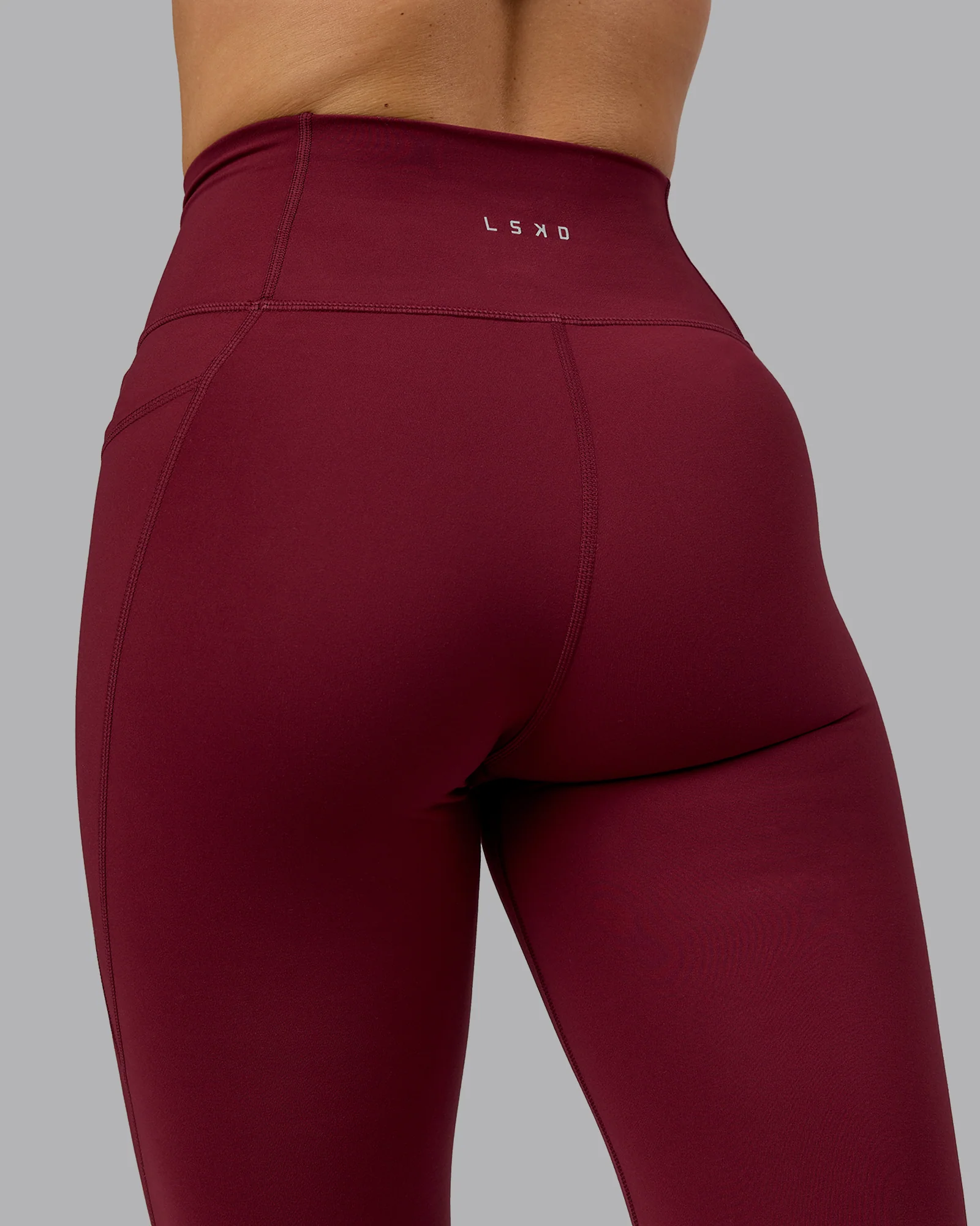Fusion Ultra High-Rise Full Length Legging Pockets - Cordovan