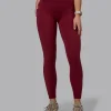 Fusion Ultra High-Rise Full Length Legging Pockets - Cordovan