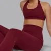 Fusion Ultra High-Rise Full Length Legging Pockets - Cordovan