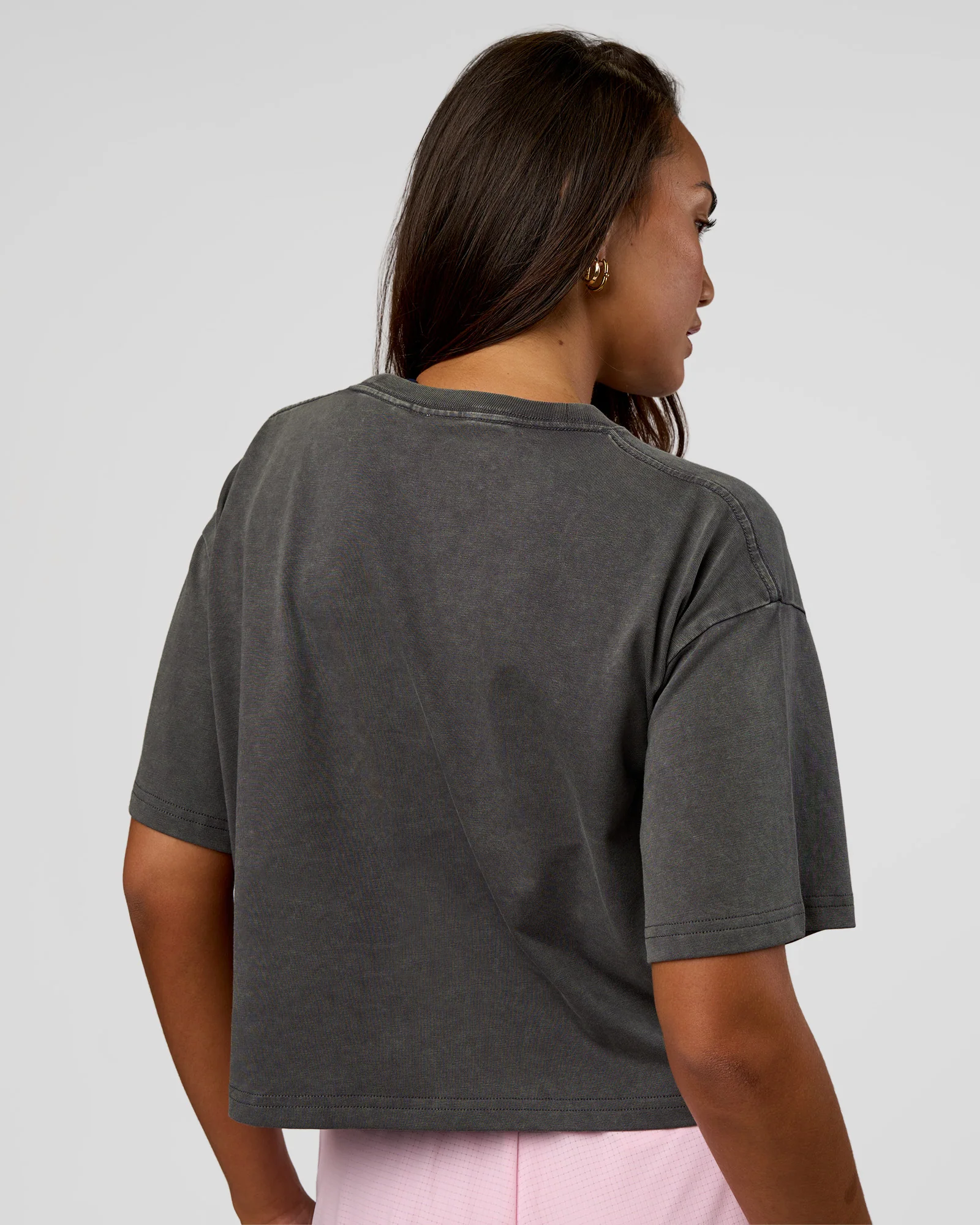 Go-To Heavyweight Reflective Skimmer Tee - Dark Storm Washed-Reflective