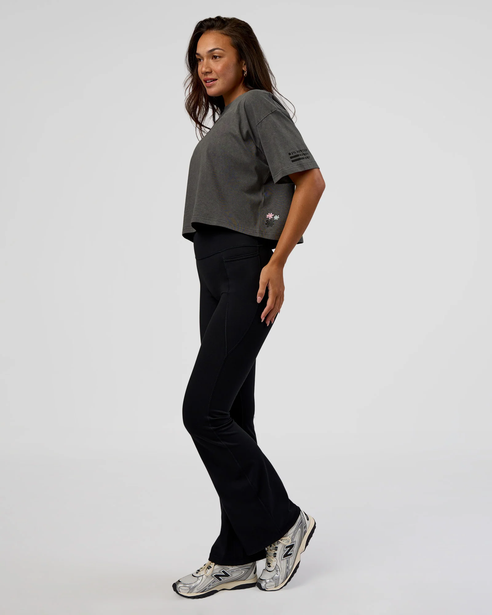 Go-To Heavyweight Reflective Skimmer Tee - Dark Storm Washed-Reflective