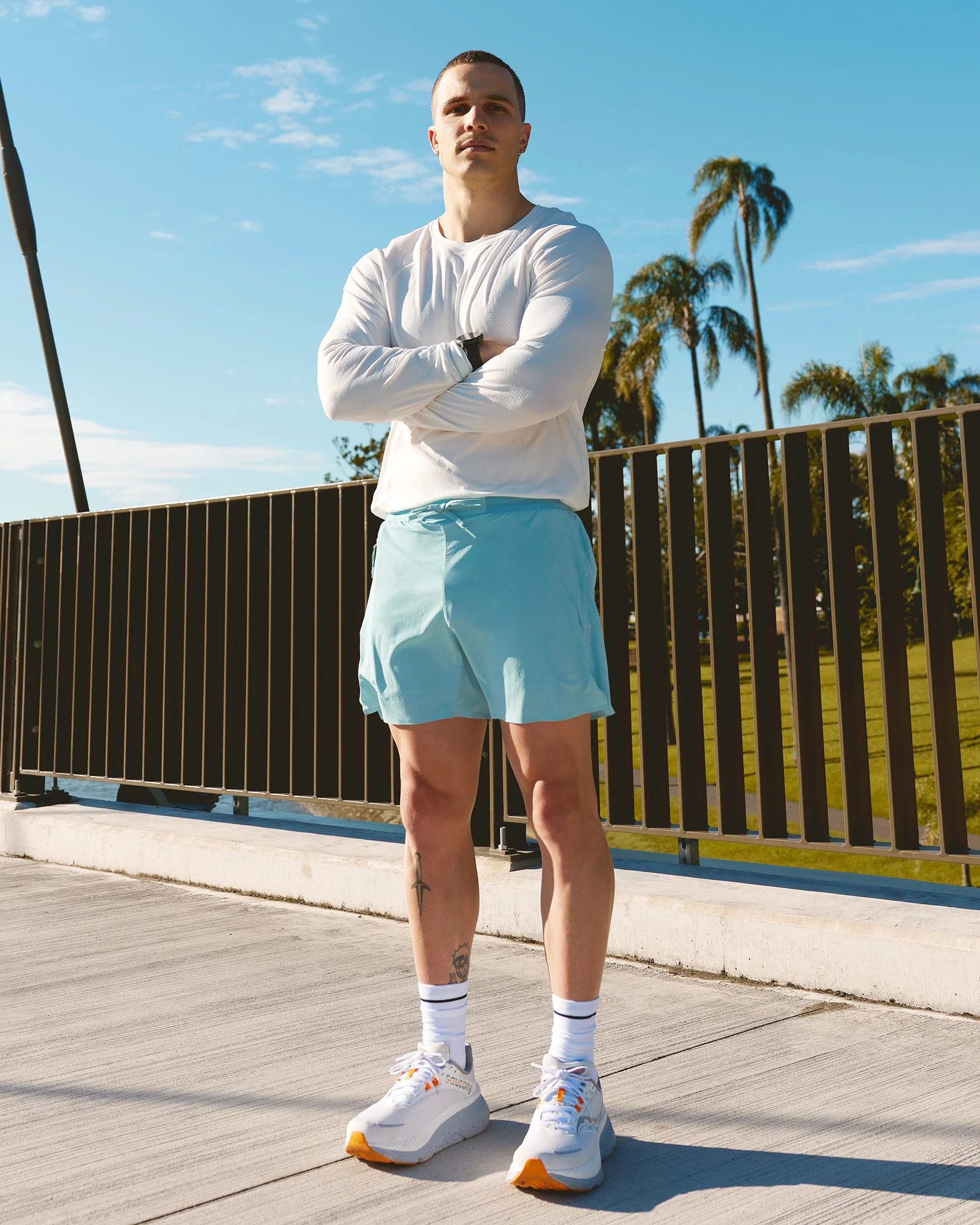 UltraAir 5" Lined Performance Short - Retro Blue