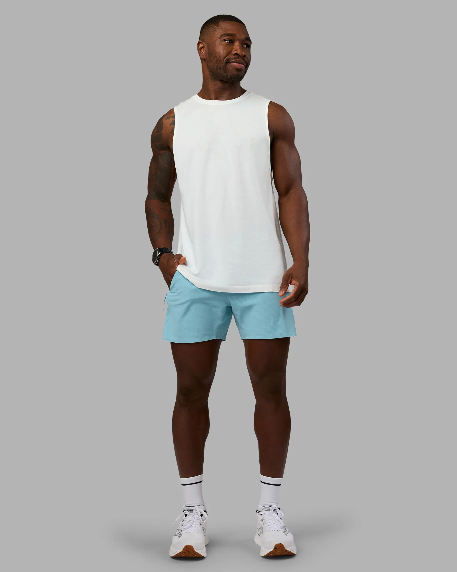 UltraAir 5" Lined Performance Short - Retro Blue