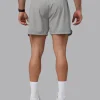 Lift Lined 6" Short - Circular Grey