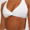 Aspire Twist Sports Bra - White