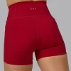 Fusion Ultra High-Rise 4" Short Pockets - Cherry Red