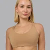 Push The Limit Sports Bra - Light Taupe