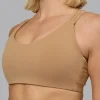Push The Limit Sports Bra - Light Taupe