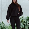 We Rise Oversize Hoodie - Black-Impact Green
