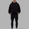 We Rise Oversize Hoodie - Black-Impact Green