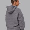 MVP Quilted Oversized Hoodie - Storm Front-Geometric