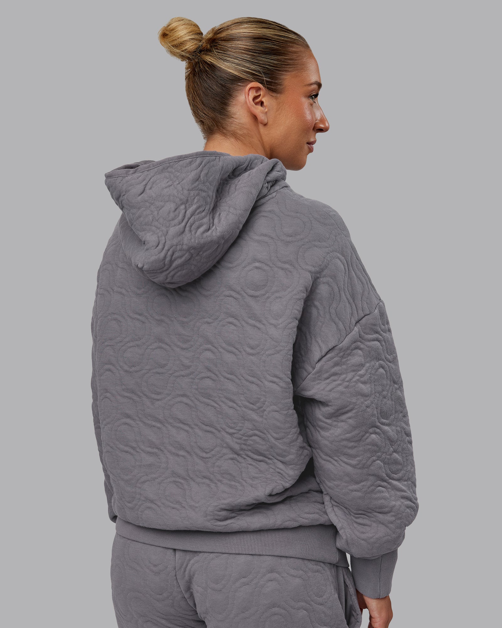 MVP Quilted Oversized Hoodie - Storm Front-Geometric