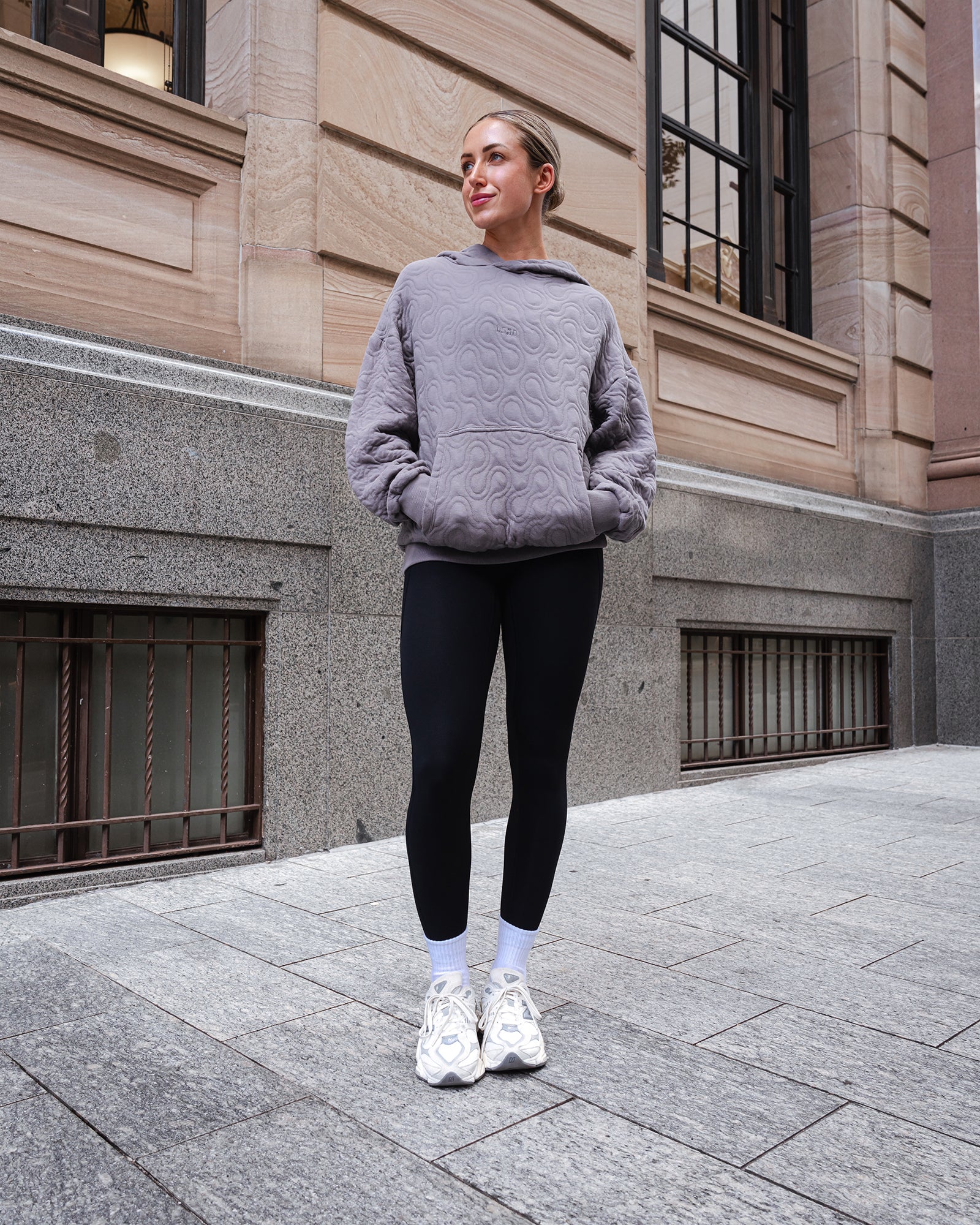 MVP Quilted Oversized Hoodie - Storm Front-Geometric