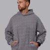 MVP Quilted Oversized Hoodie - Storm Front-Geometric