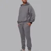 MVP Quilted Oversized Hoodie - Storm Front-Geometric