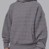MVP Quilted Oversized Hoodie - Storm Front-Geometric