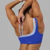 Thrive Asymmetric Sports Bra - Power Cobalt-Open Air