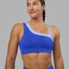 Thrive Asymmetric Sports Bra - Power Cobalt-Open Air