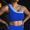 Thrive Asymmetric Sports Bra - Power Cobalt-Open Air