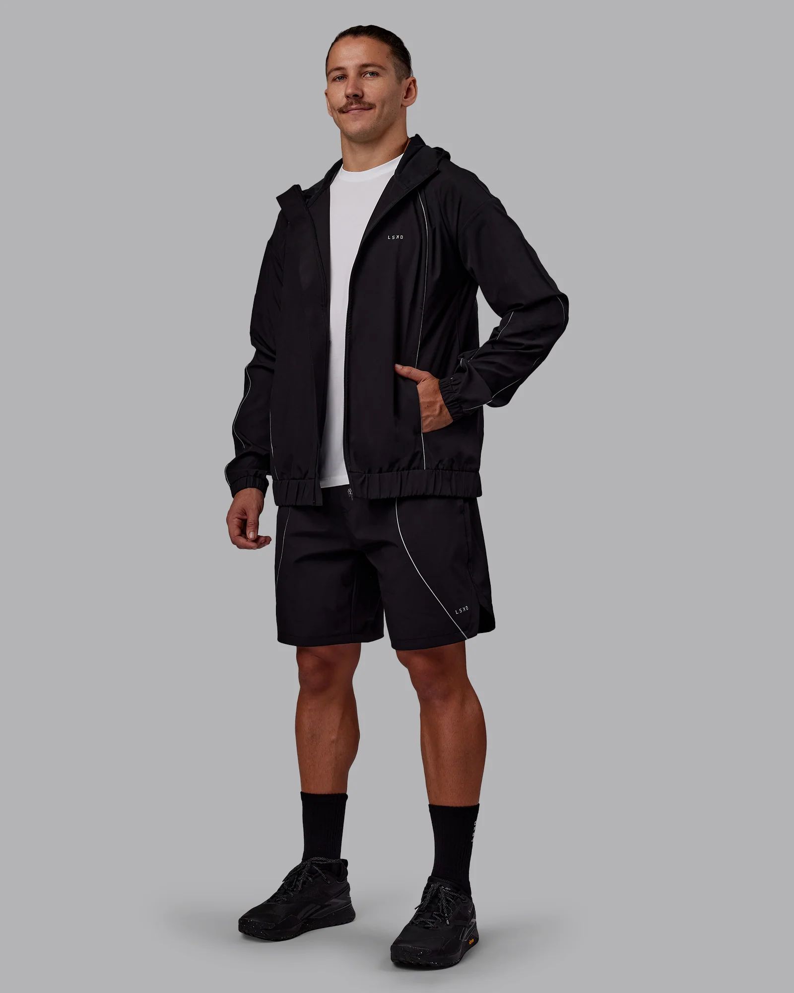 Nocturnal Zip Jacket - Black