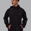 Nocturnal Zip Jacket - Black