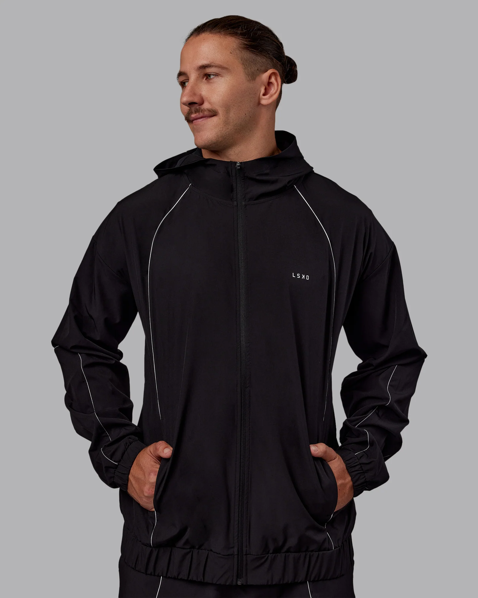 Nocturnal Zip Jacket - Black