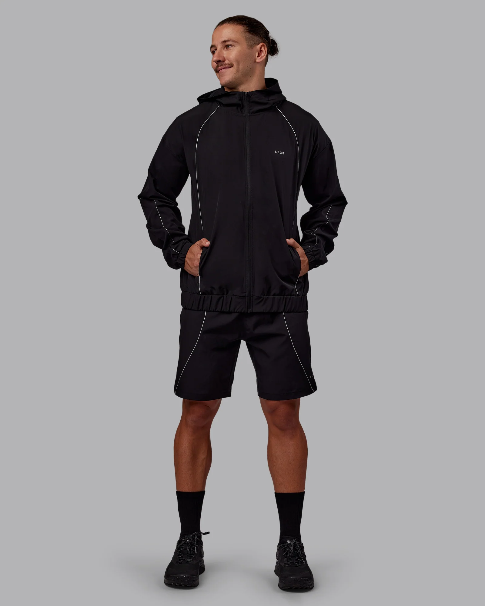 Nocturnal Zip Jacket - Black