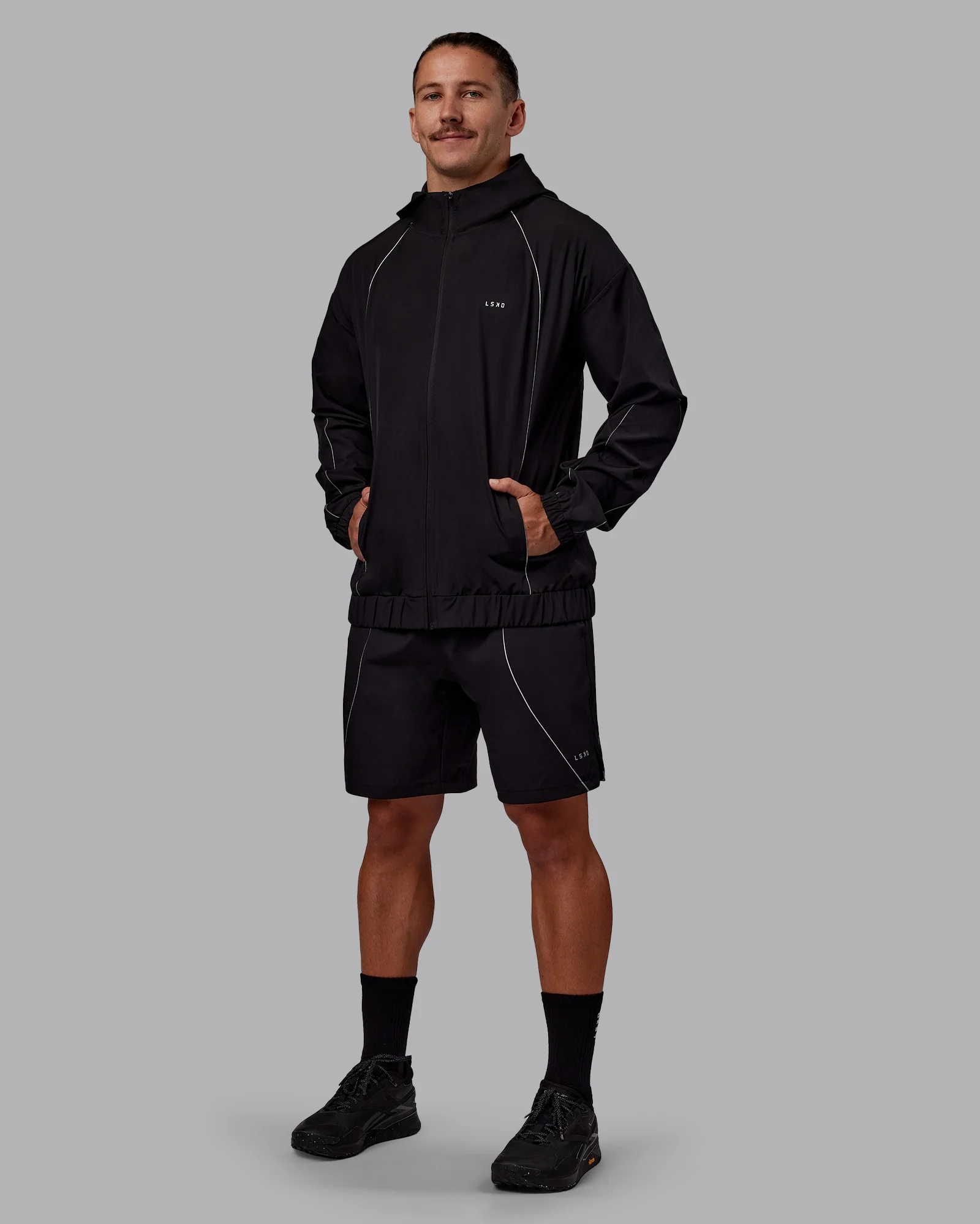 Nocturnal Zip Jacket - Black