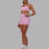 Enhance Ultra High-Rise 4" Short - Pink Frosting