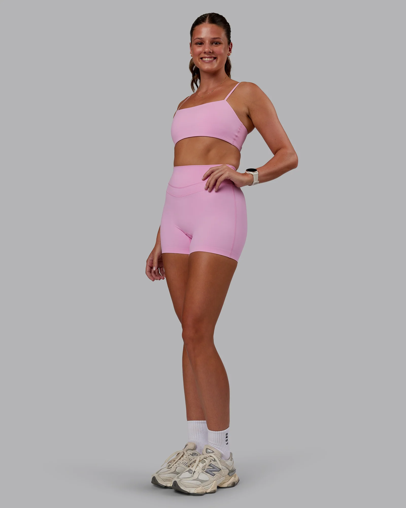 Enhance Ultra High-Rise 4" Short - Pink Frosting