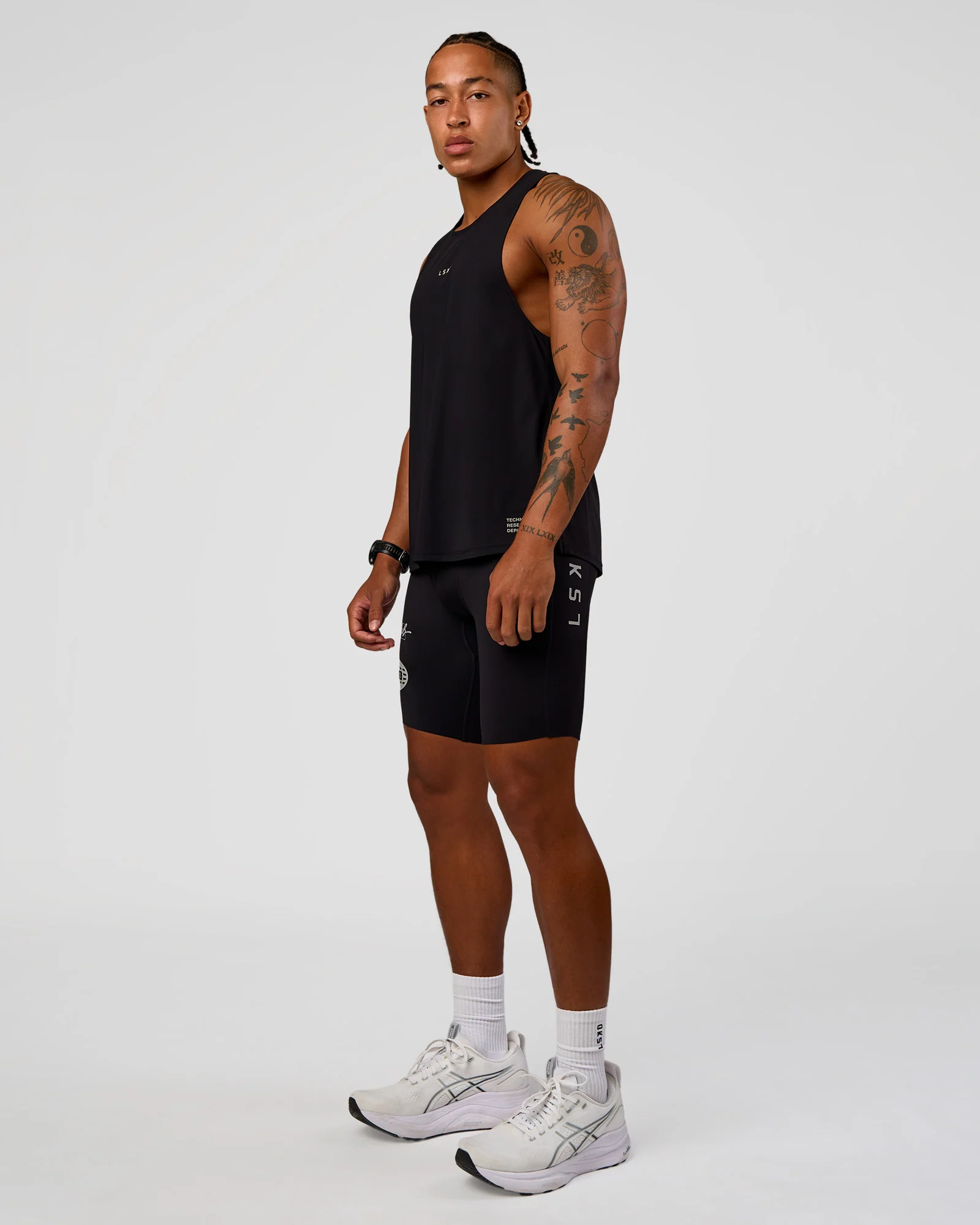 19435-race-day-8-short-tight-black-alloy-10.webp Race Day 8" Short Tight - Black-Alloy