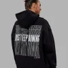 19461-keep-on-running-oversize-hoodie-black-white-7.webp Keep on Running Oversize Hoodie - Black-White
