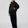 Urban Blur Unisex Oversized Hoodie - Black-Dark Storm