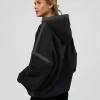 Urban Blur Unisex Oversized Hoodie - Black-Dark Storm