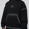 Urban Blur Unisex Oversized Hoodie - Black-Dark Storm
