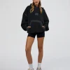 Urban Blur Unisex Oversized Hoodie - Black-Dark Storm