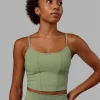 19488-resistance-ribbed-shelf-bra-performance-tank-bayleaf-1.webp Resistance Ribbed Shelf Bra Performance Tank - Bayleaf