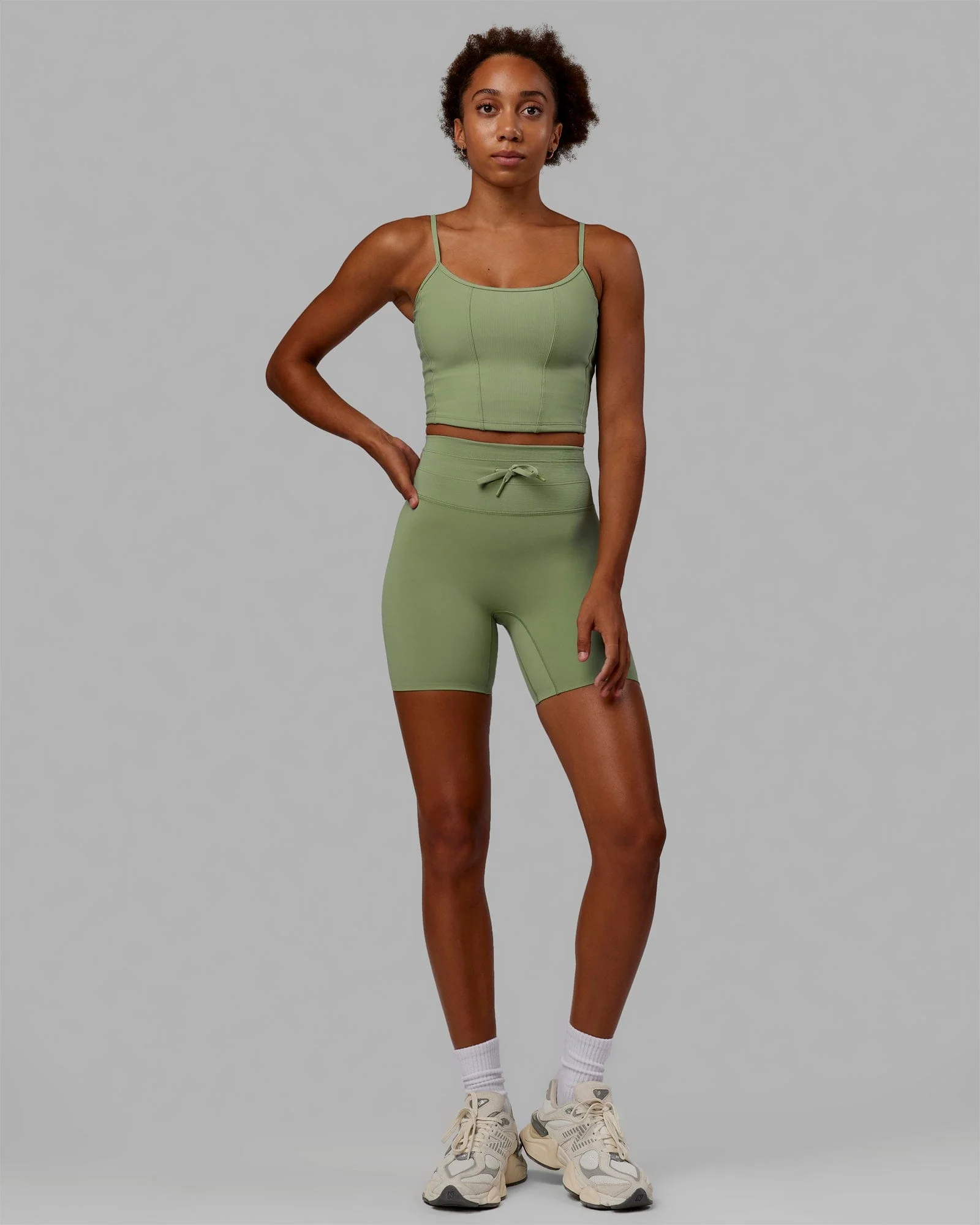 19488-resistance-ribbed-shelf-bra-performance-tank-bayleaf-7.webp Resistance Ribbed Shelf Bra Performance Tank - Bayleaf