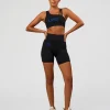Galvanise Hype Graphic Sports Bra 2.0 - Black-Electric Indigo