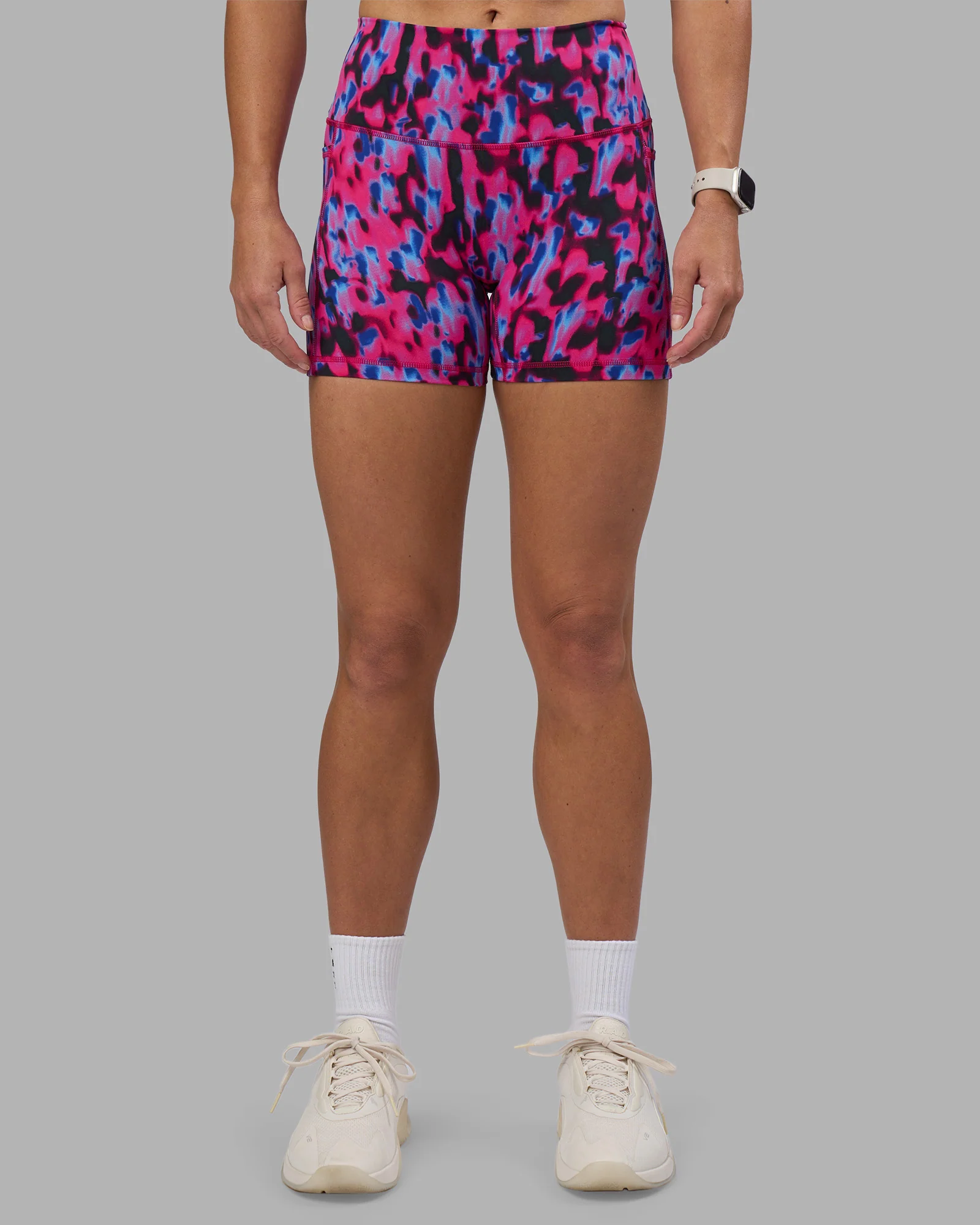 Fusion High-Rise 4" Short Pockets - Pink Luminous