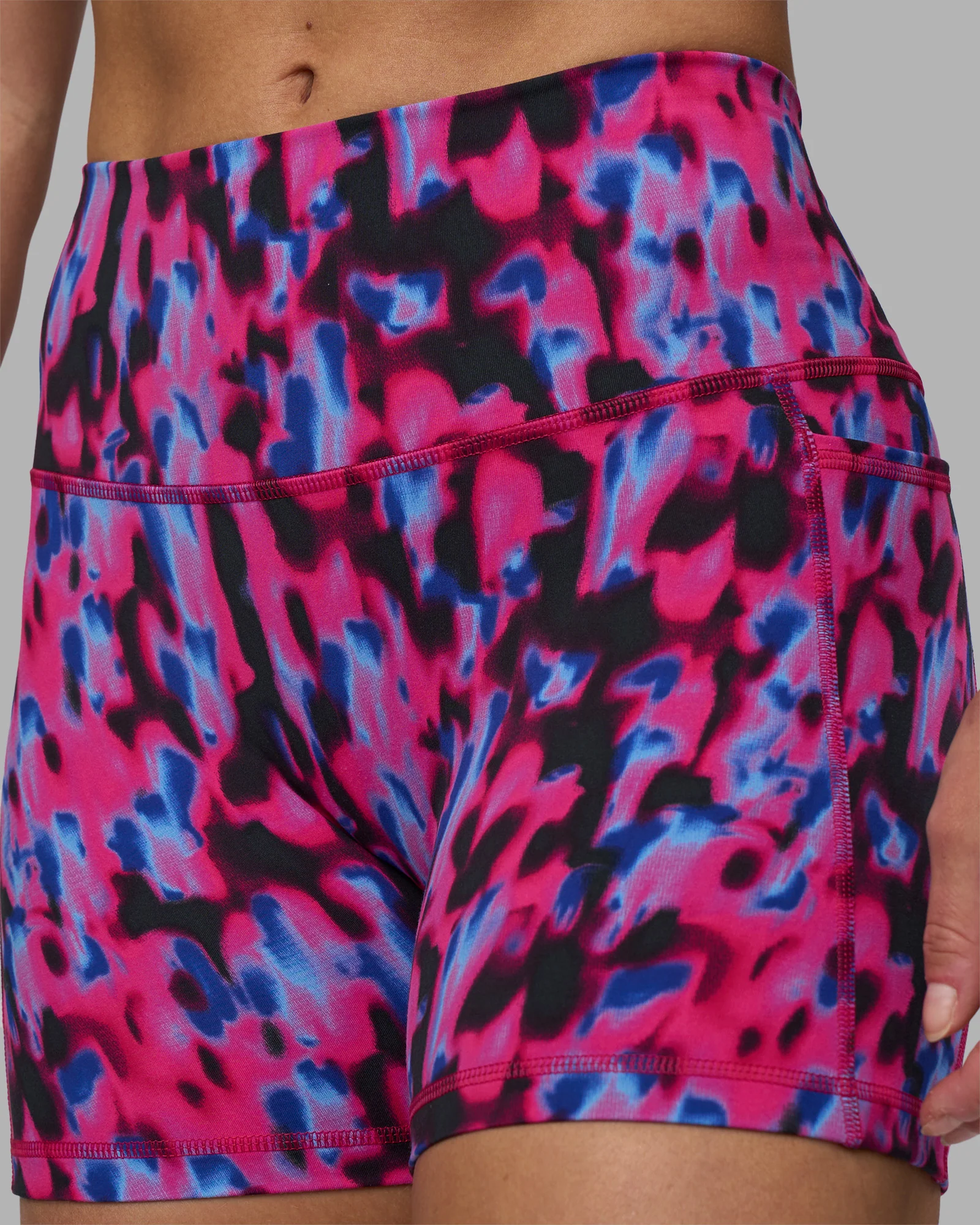 Fusion High-Rise 4" Short Pockets - Pink Luminous