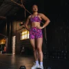 Fusion High-Rise 4" Short Pockets - Pink Luminous