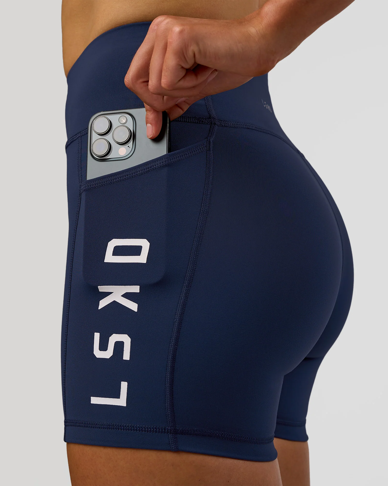 Rep Ultra High-Rise 4" Short Pockets - Future Navy-White
