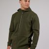 Athlete ForgedFleece Zip Up Hoodie - Forest Night