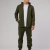 Athlete ForgedFleece Zip Up Hoodie - Forest Night