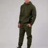 Athlete ForgedFleece Zip Up Hoodie - Forest Night