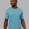 19568-retro-blue-s-retro-blue-s-variation-1.webp Pace Running Tee - Retro Blue